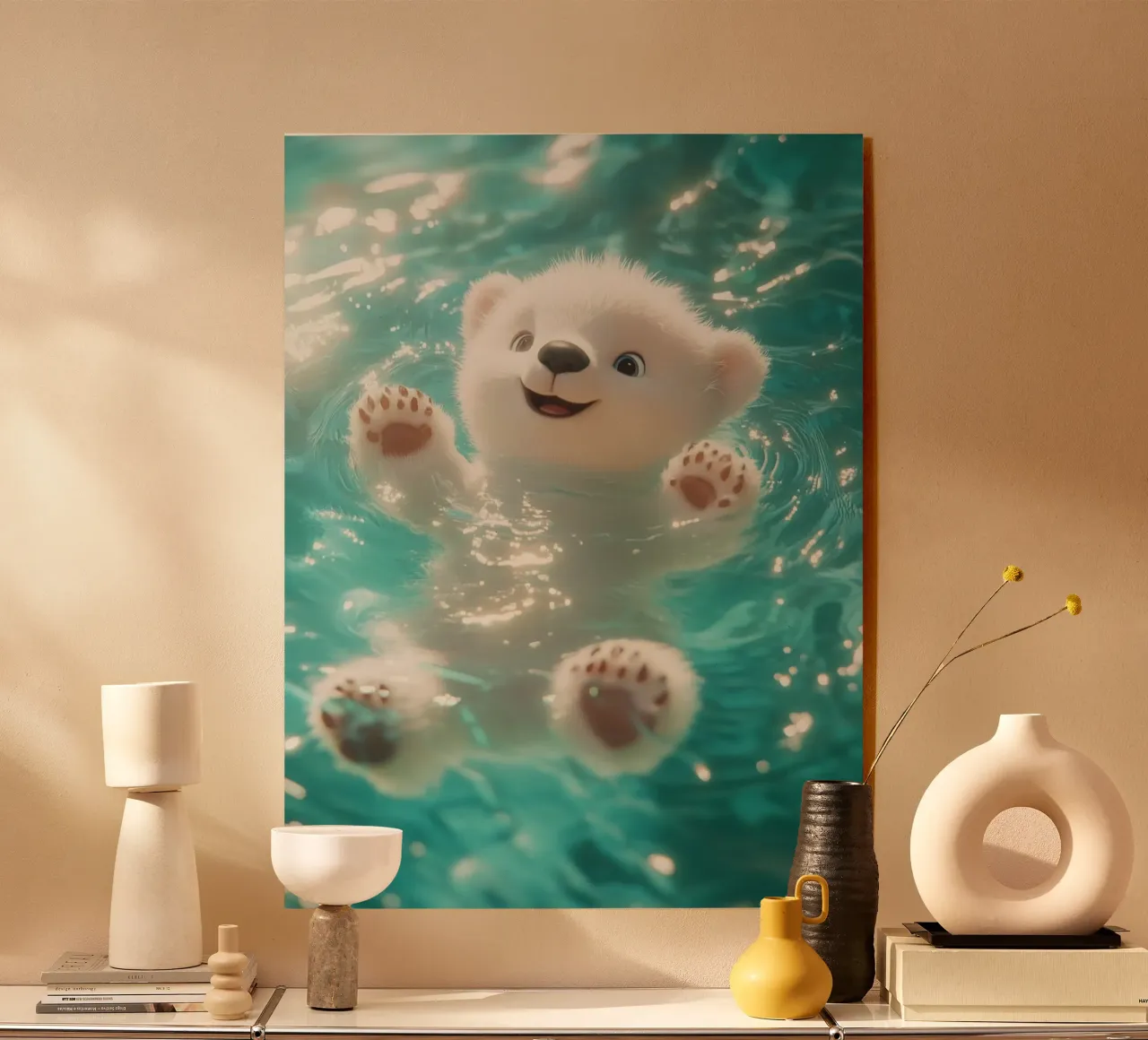 kitty in water plexiglass da ryan