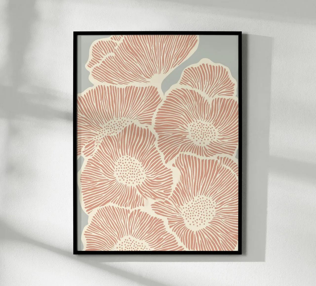 Fiori in linea carta hahnemühle da Carinaprint
