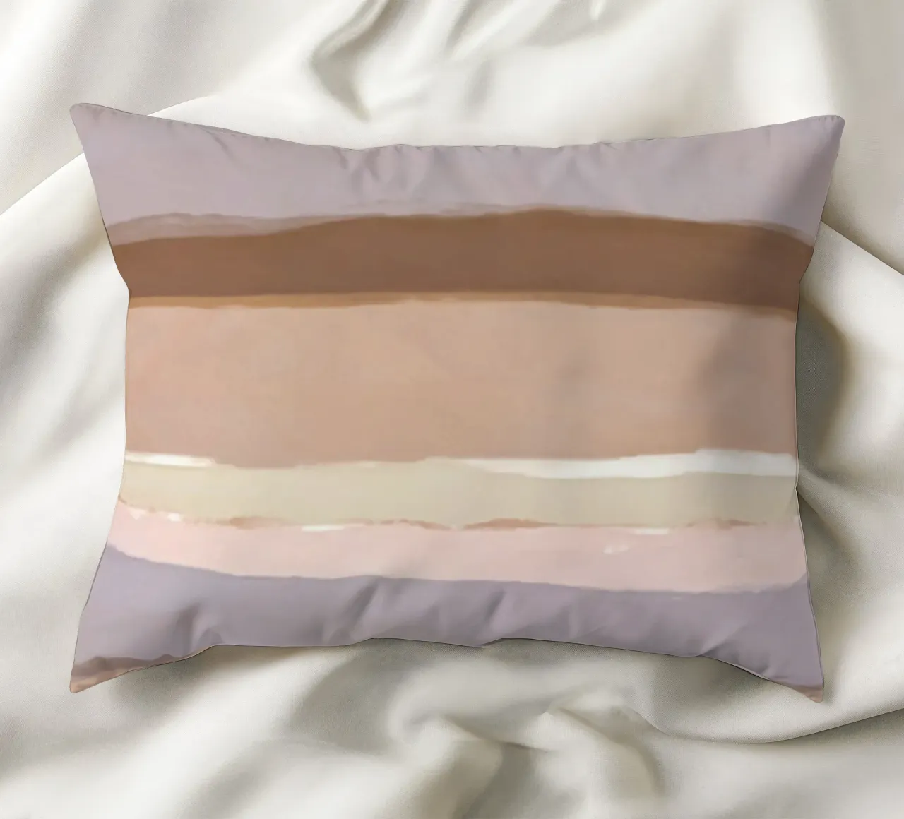 Strips 4B | Mauve & Warm Neutrals kussen van sabidussi