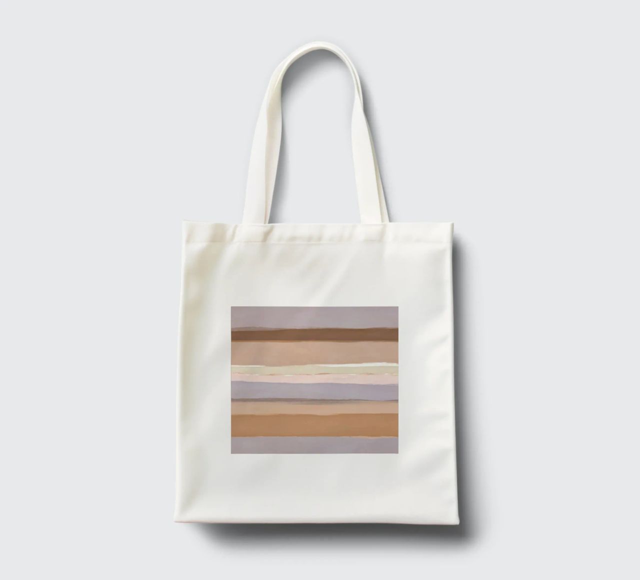 Strips 4B | Mauve & Warm Neutrals borsa in juta da sabidussi