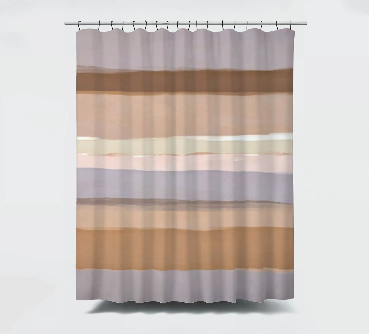 Strips 4B | Mauve & Warm Neutrals tenda da doccia da sabidussi