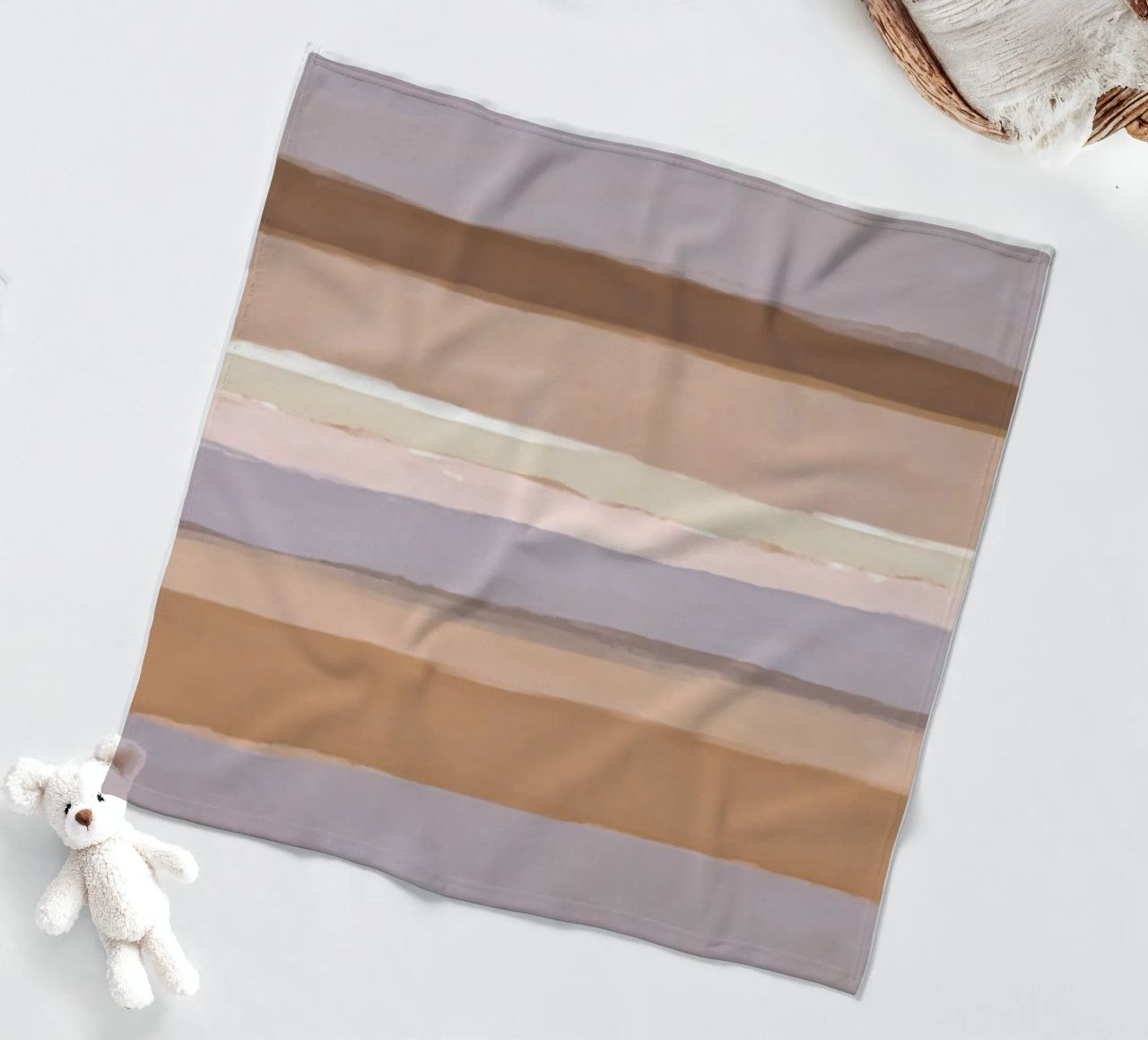 Strips 4B | Mauve & Warm Neutrals coperta in pile da sabidussi