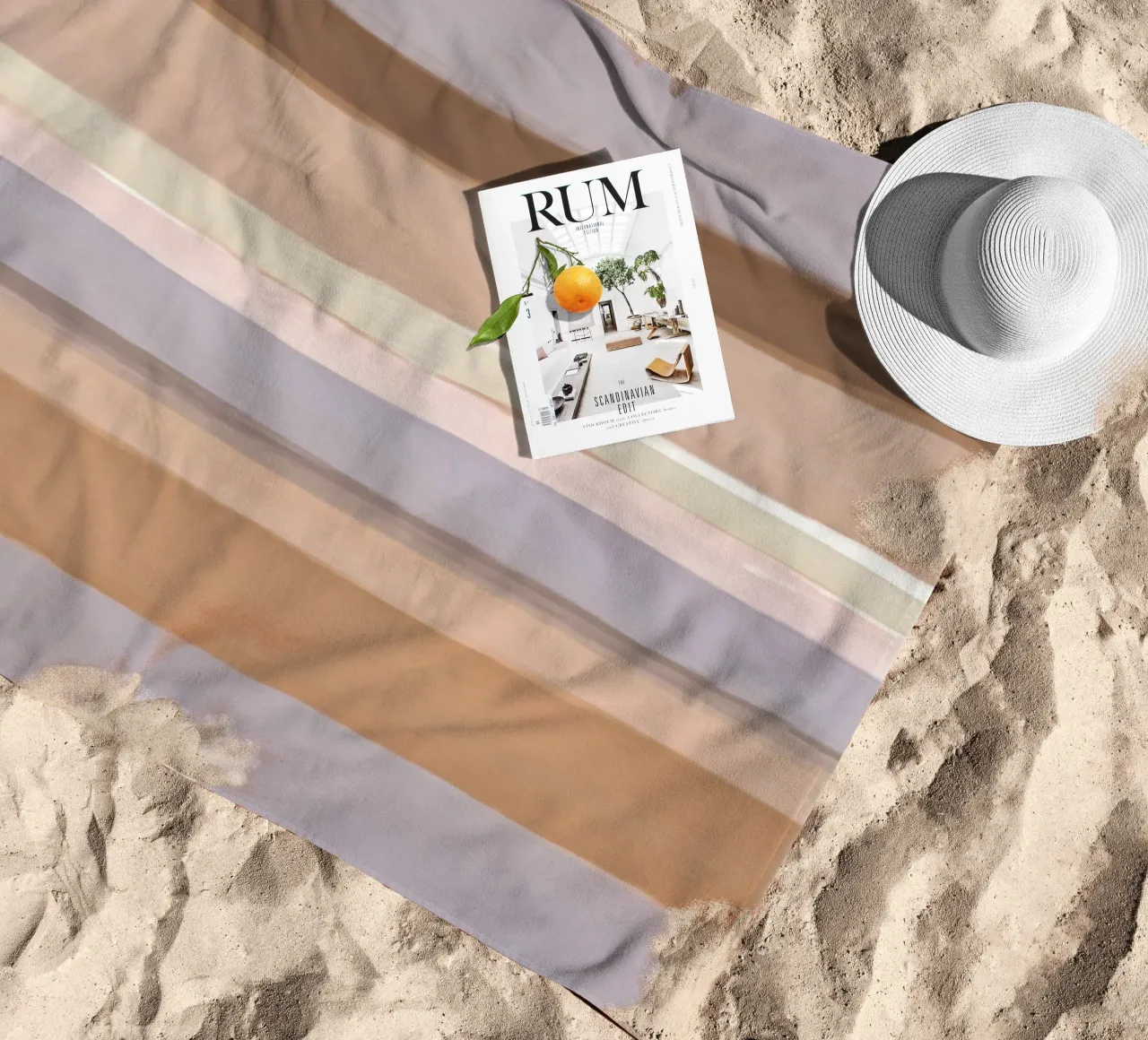 Strips 4B | Mauve & Warm Neutrals telo mare da sabidussi