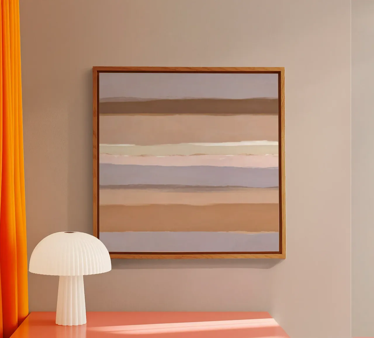 Strips 4B | Mauve & Warm Neutrals plexiglass da sabidussi