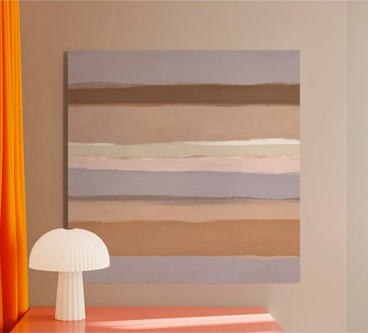 Strips 4B | Mauve & Warm Neutrals plexiglass da sabidussi