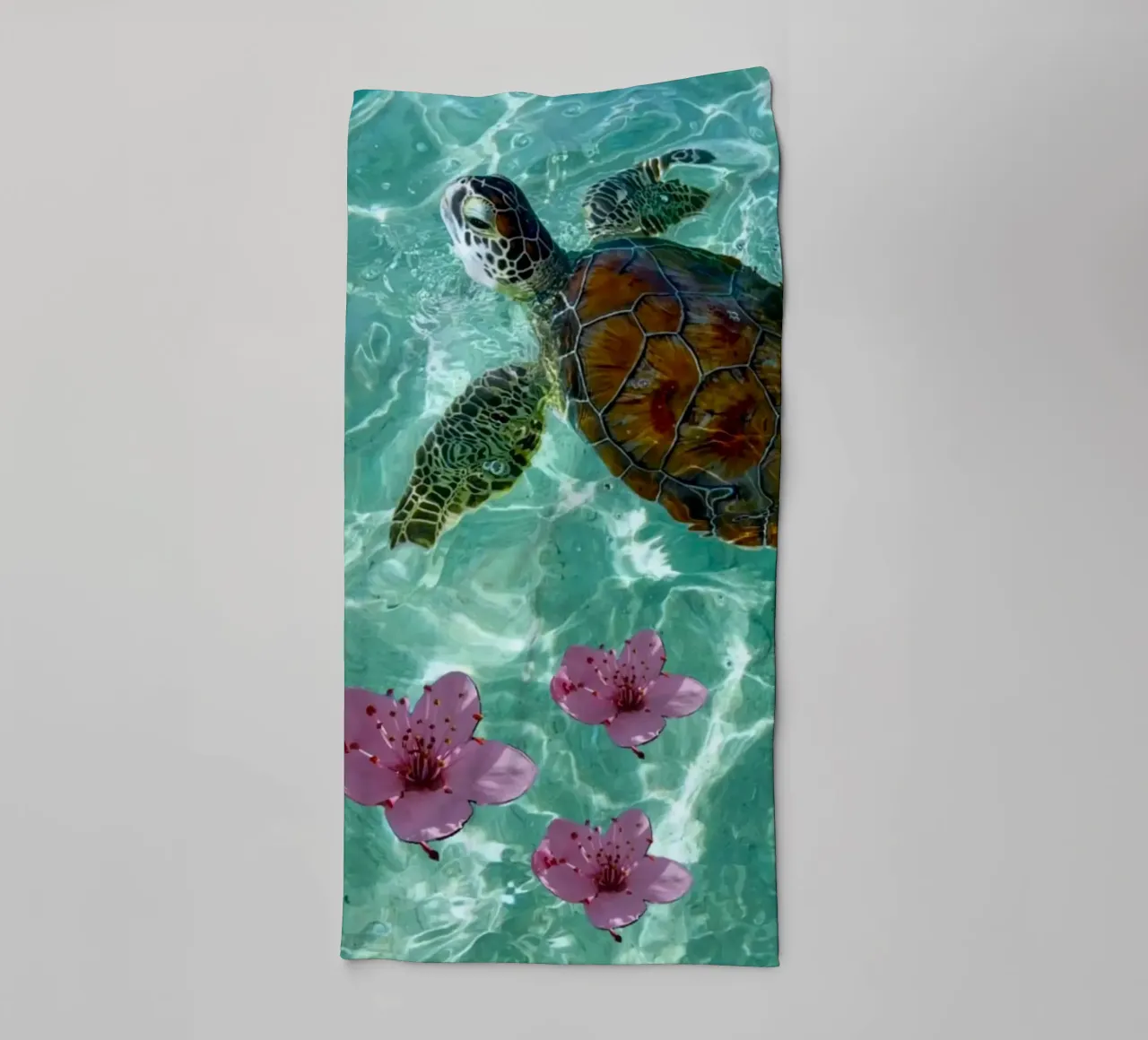turtle flower asciugamano da bagno da ryan