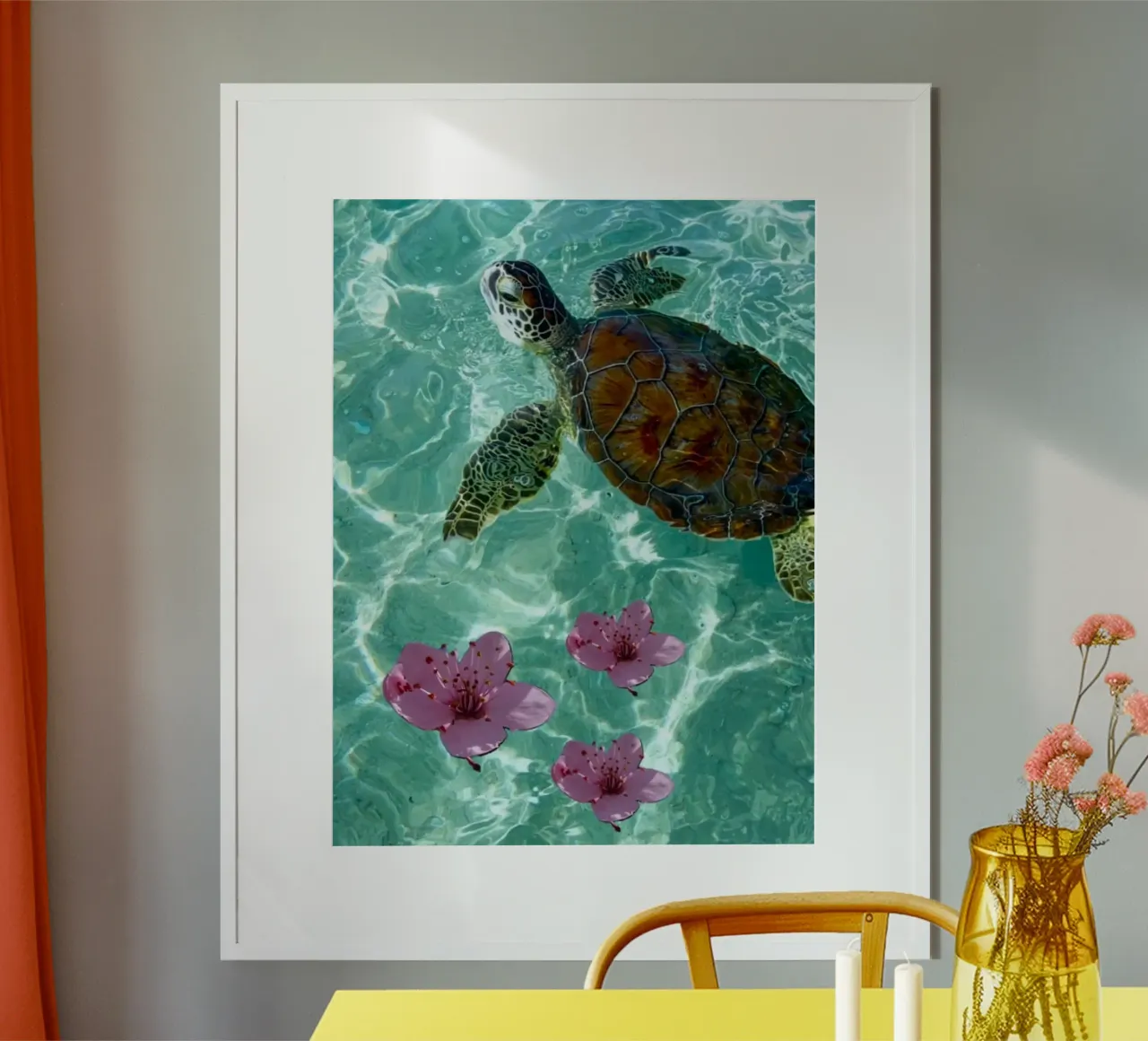 turtle flower carta hahnemühle da ryan