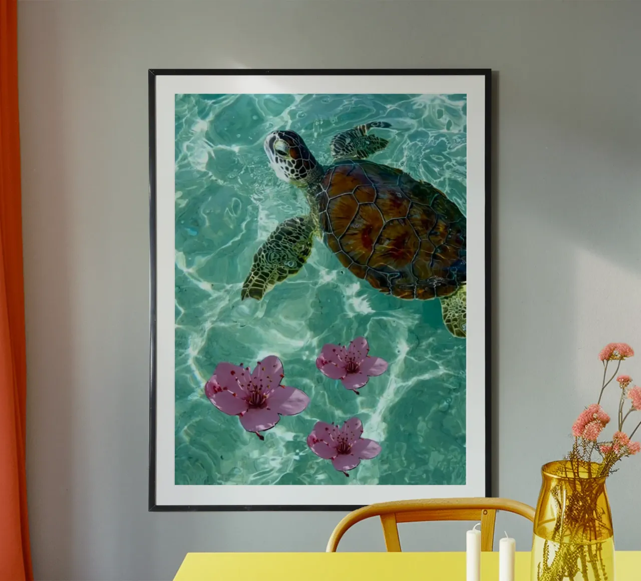 turtle flower carta hahnemühle da ryan