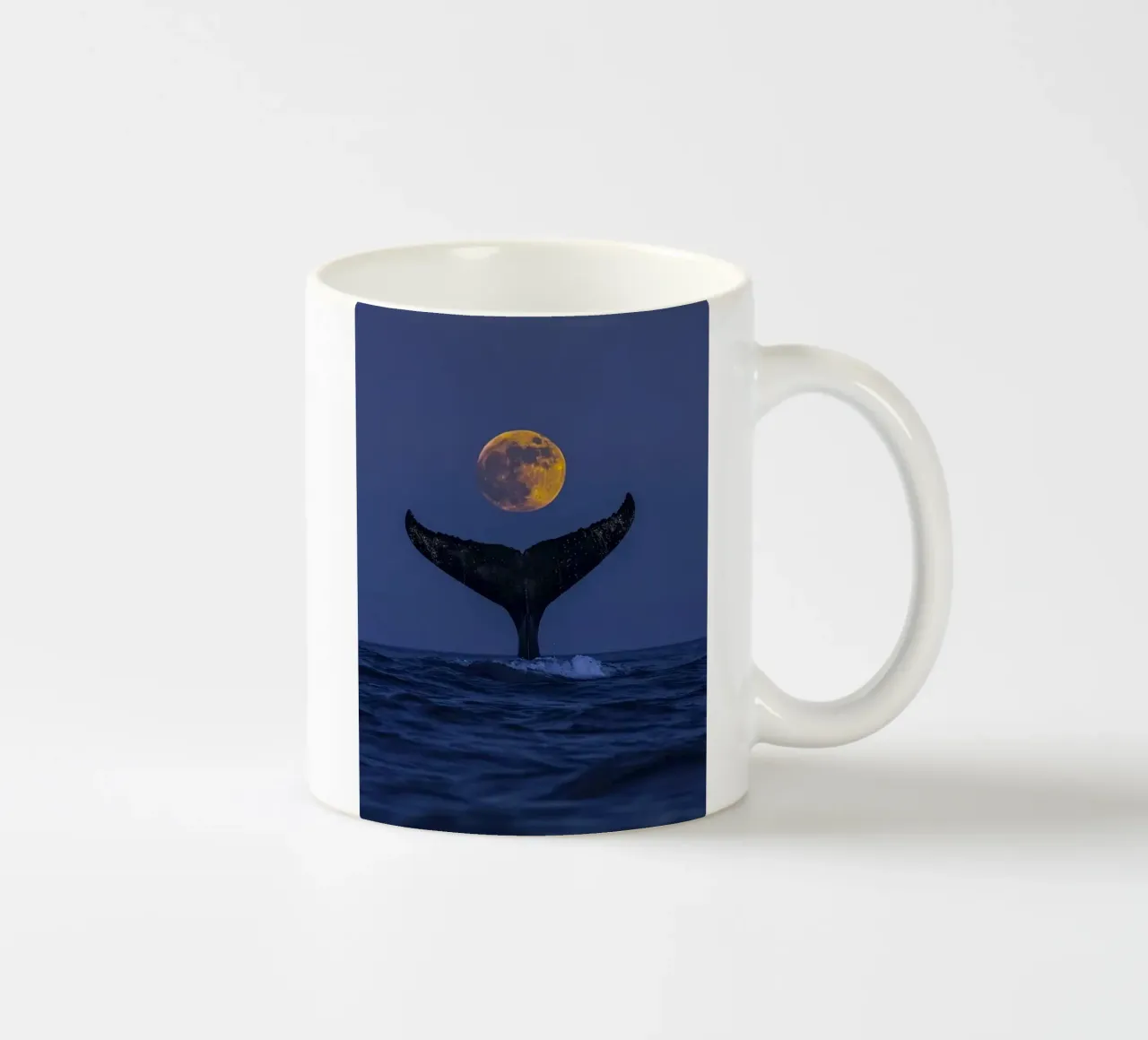 fishtail with moon tazza in ceramica da ryan