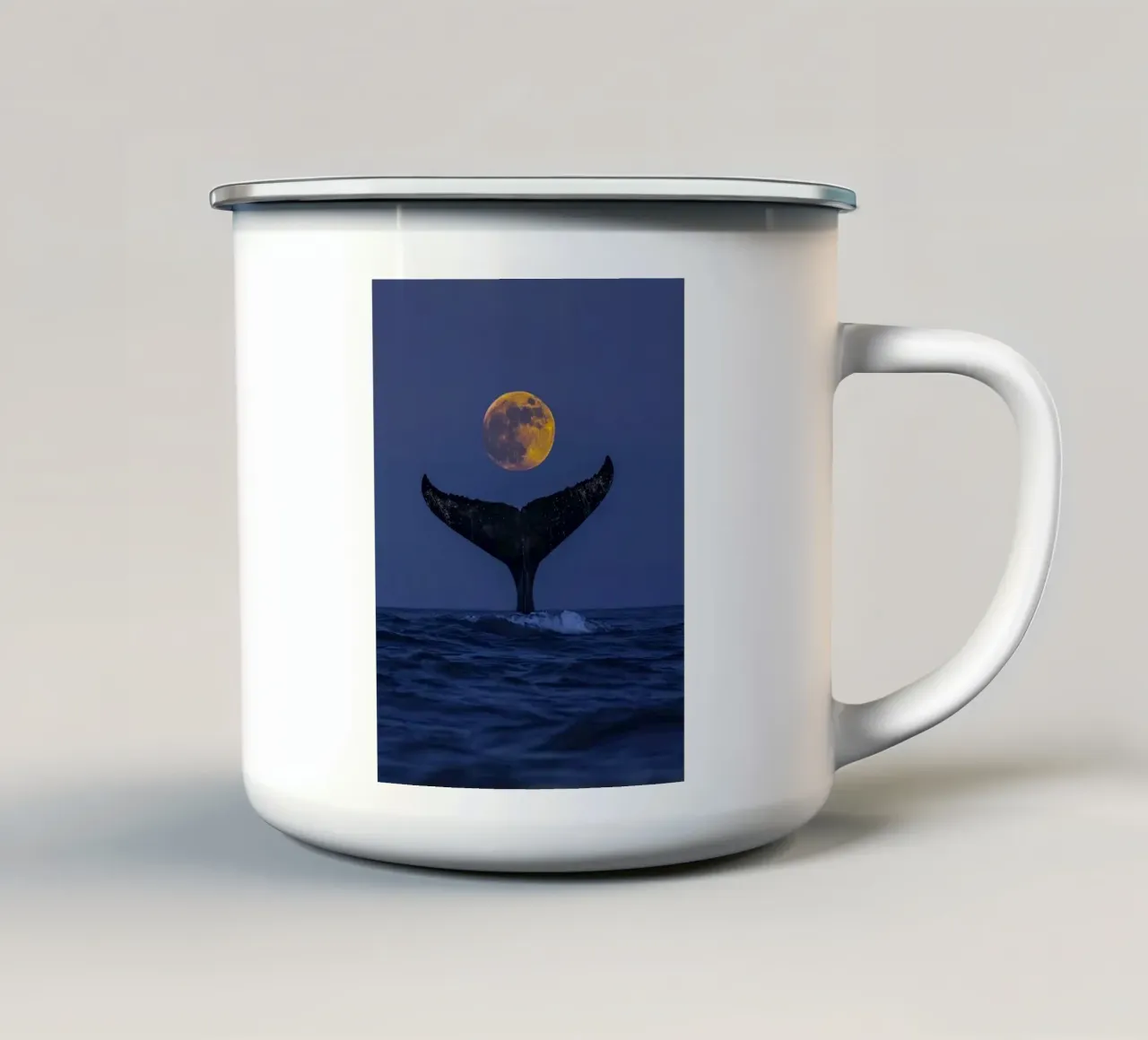 fishtail with moon tazza in smalto da ryan