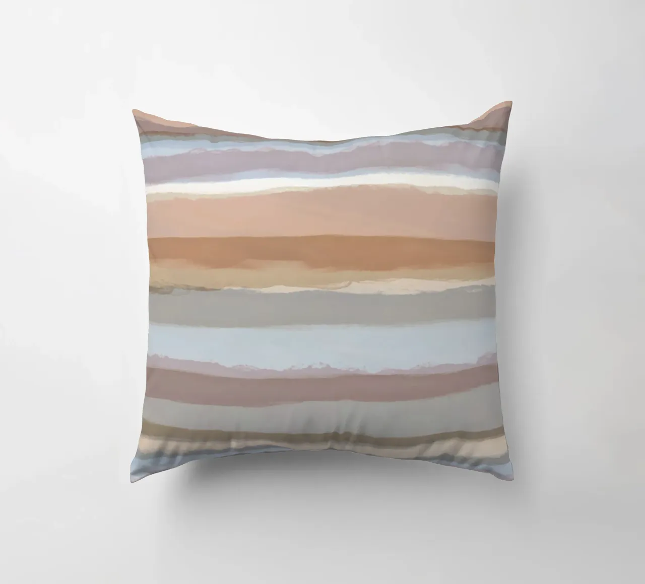 Strips 4C | Pale Blue, Mauve & Warm Neutrals cuscino da sabidussi