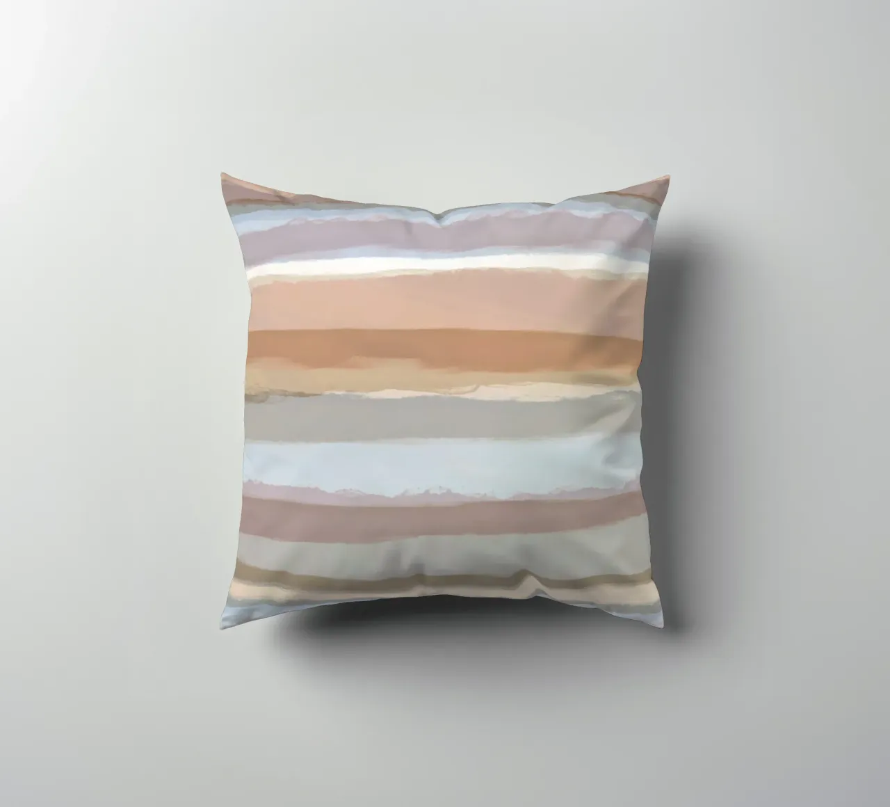Strips 4C | Pale Blue, Mauve & Warm Neutrals cuscino da sabidussi