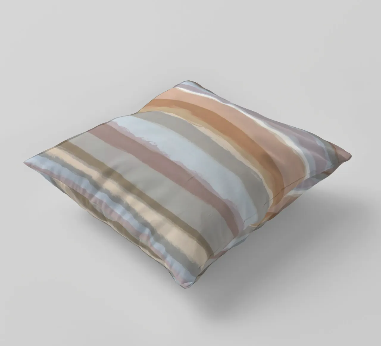 Strips 4C | Pale Blue, Mauve & Warm Neutrals cuscino da sabidussi