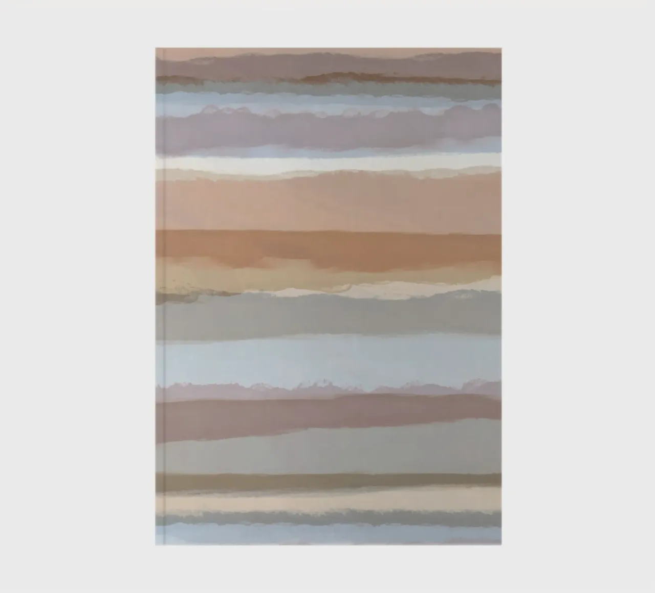 Strips 4C | Pale Blue, Mauve & Warm Neutrals notebook by sabidussi