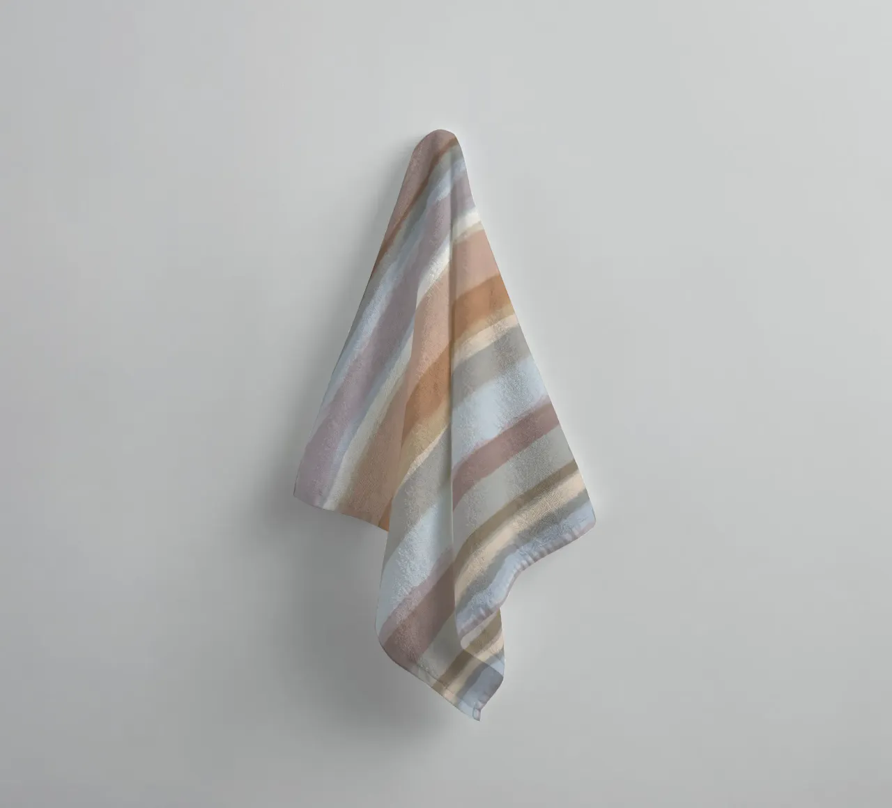 Strips 4C | Pale Blue, Mauve & Warm Neutrals asciugamano da bagno da sabidussi