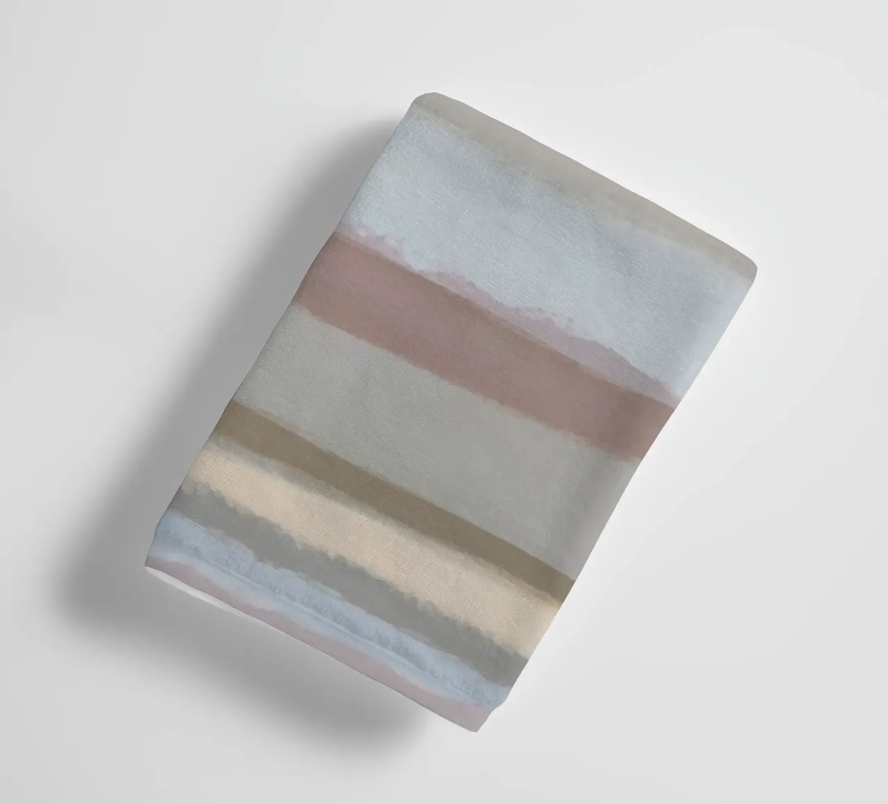 Strips 4C | Pale Blue, Mauve & Warm Neutrals asciugamano da bagno da sabidussi