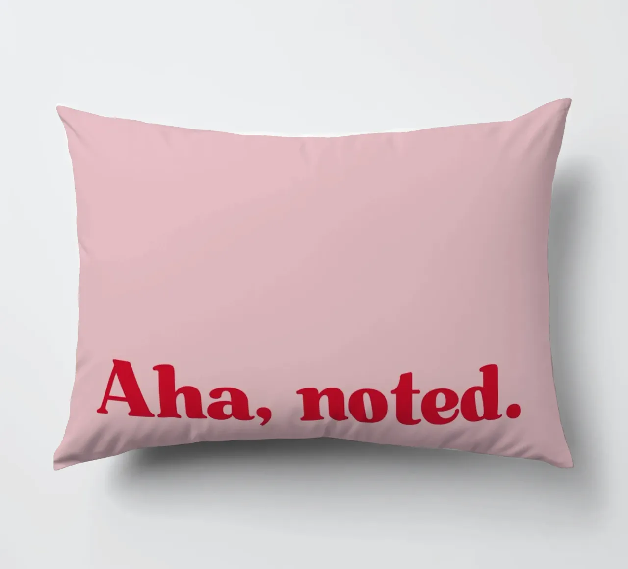 Aha. Noted. cuscino da PurePeachStudio