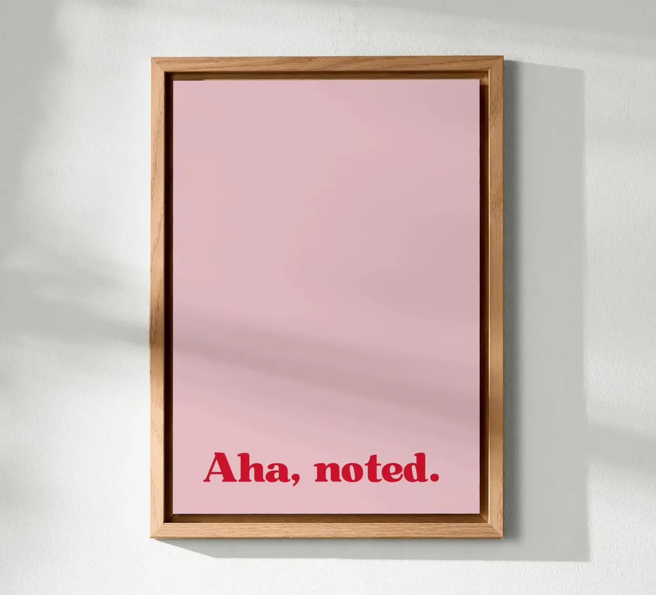 Aha. Noted. alluminio dibond da PurePeachStudio