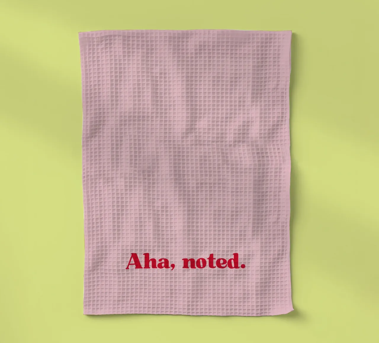 Aha. Noted. canovaccio da cucina da PurePeachStudio