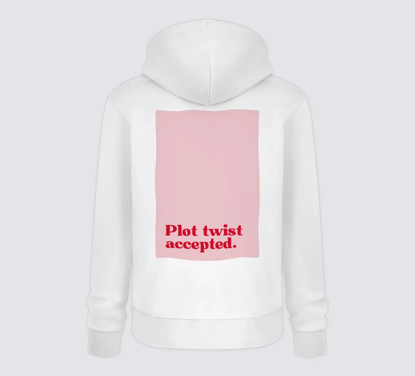 Plot twist accepted. felpa con cappuccio da PurePeachStudio