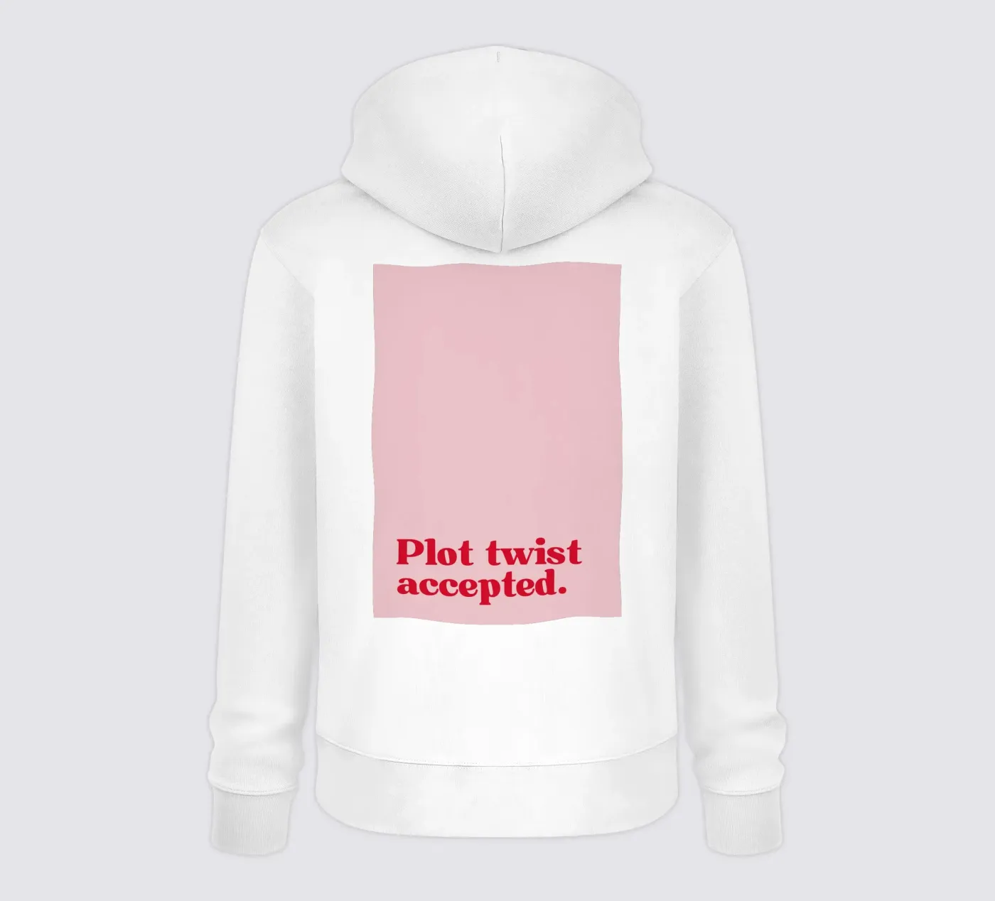 Plot twist accepted. felpa con cappuccio da PurePeachStudio