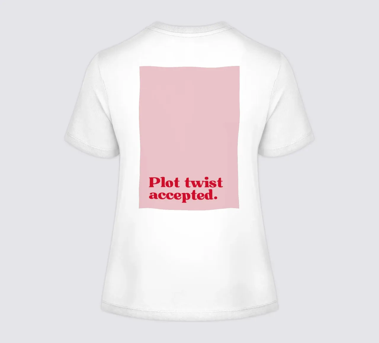 Plot twist accepted. dames t-shirt getailleerd van PurePeachStudio