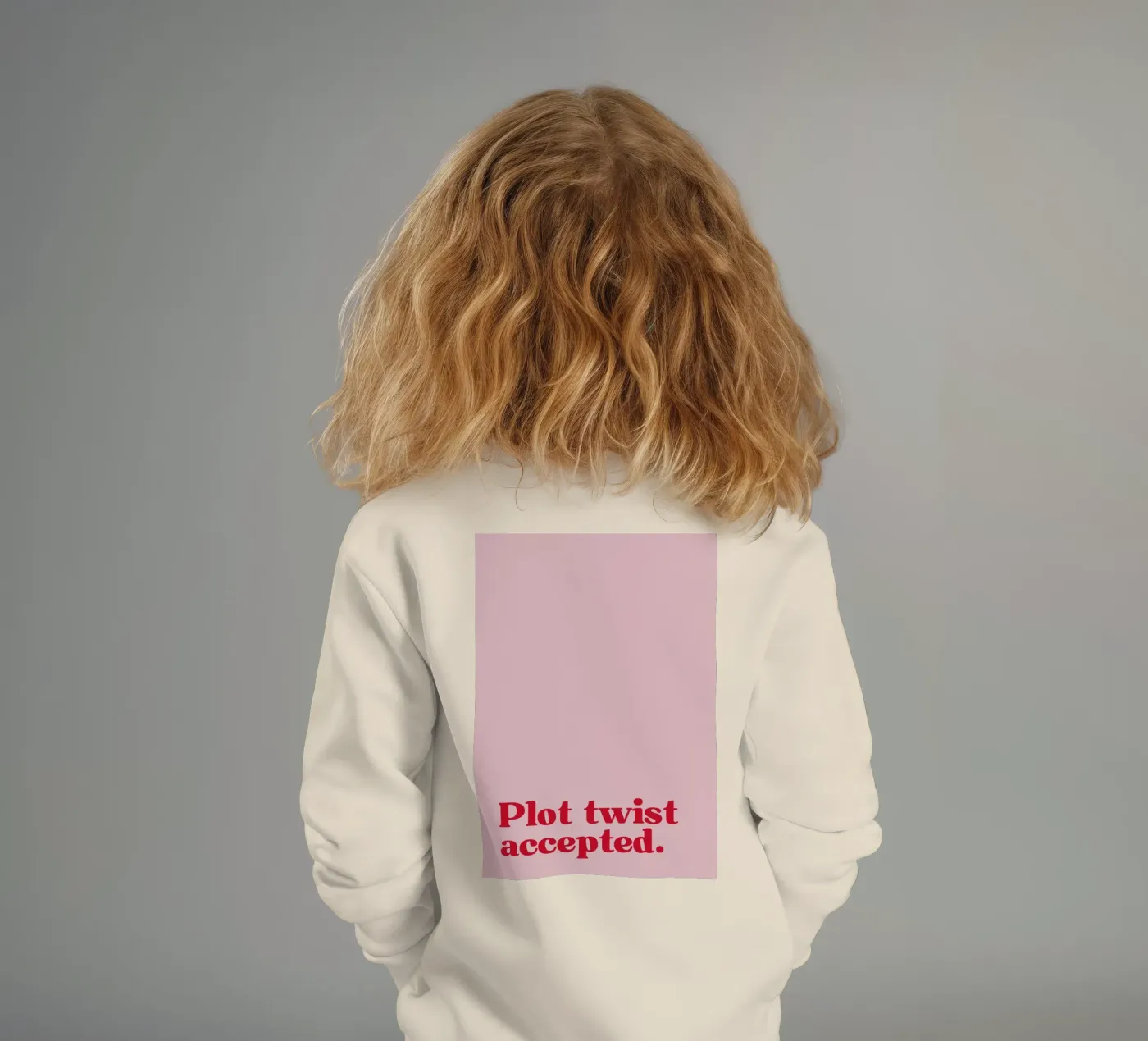 Plot twist accepted. kinder sweatshirt van PurePeachStudio