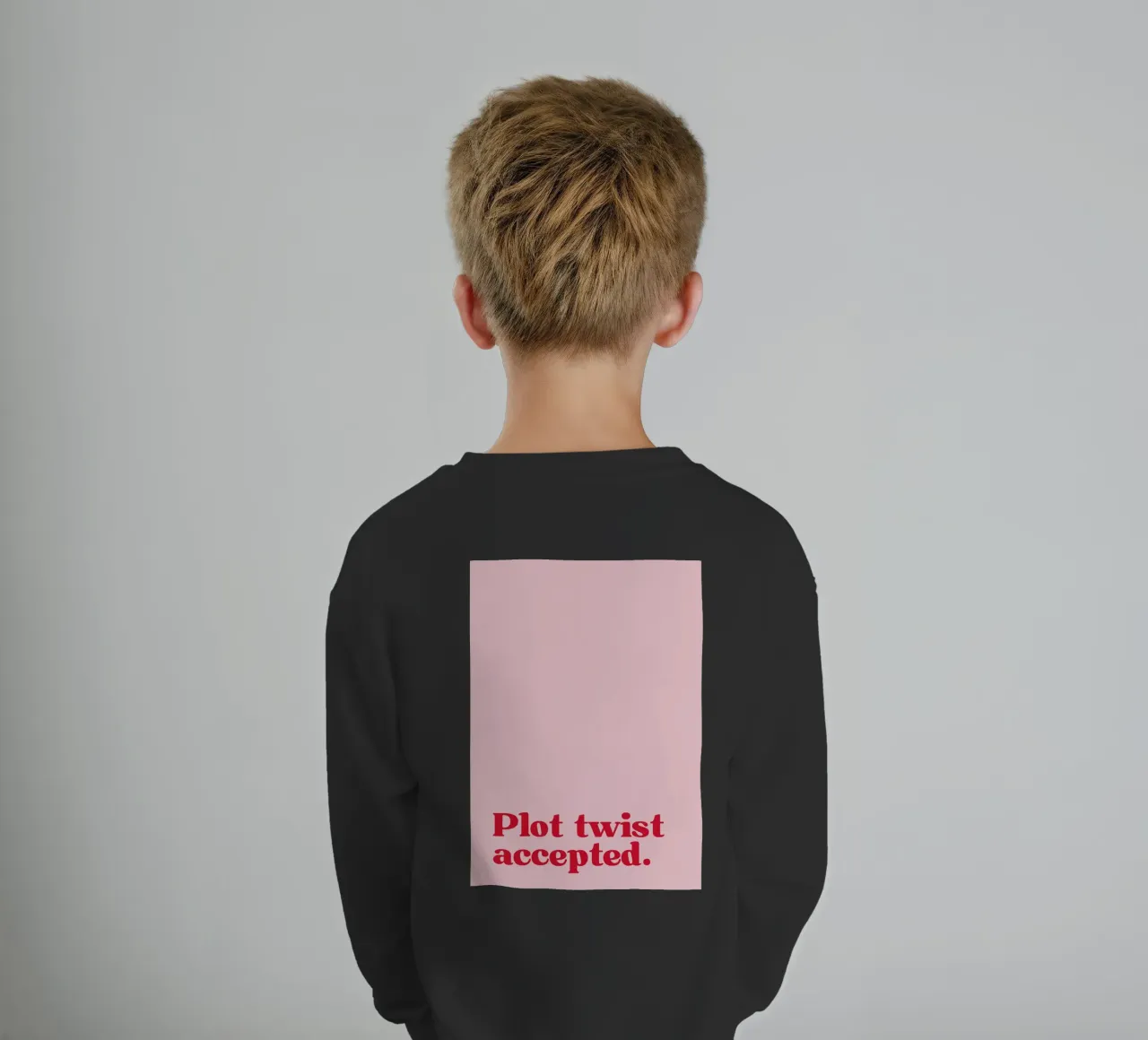 Plot twist accepted. felpa bambino da PurePeachStudio