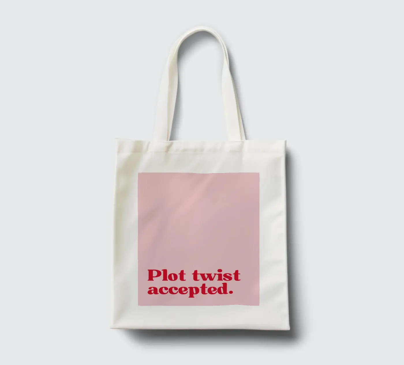 Plot twist accepted. tote bag by PurePeachStudio