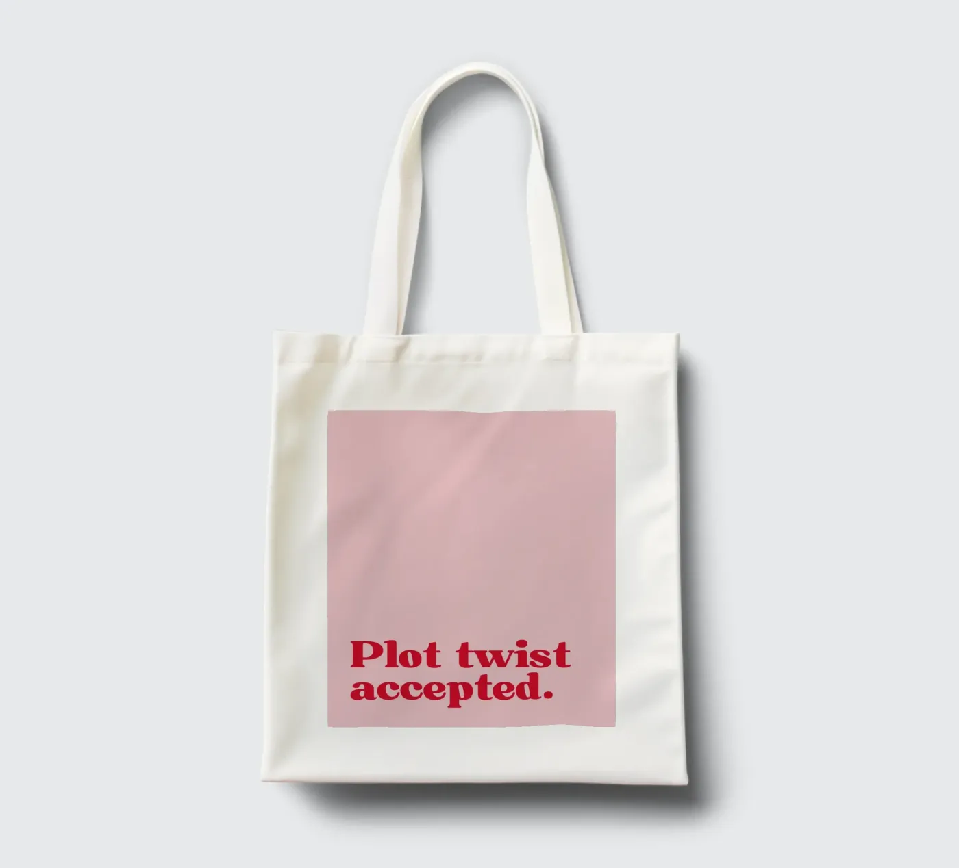 Plot twist accepted. tote bag by PurePeachStudio