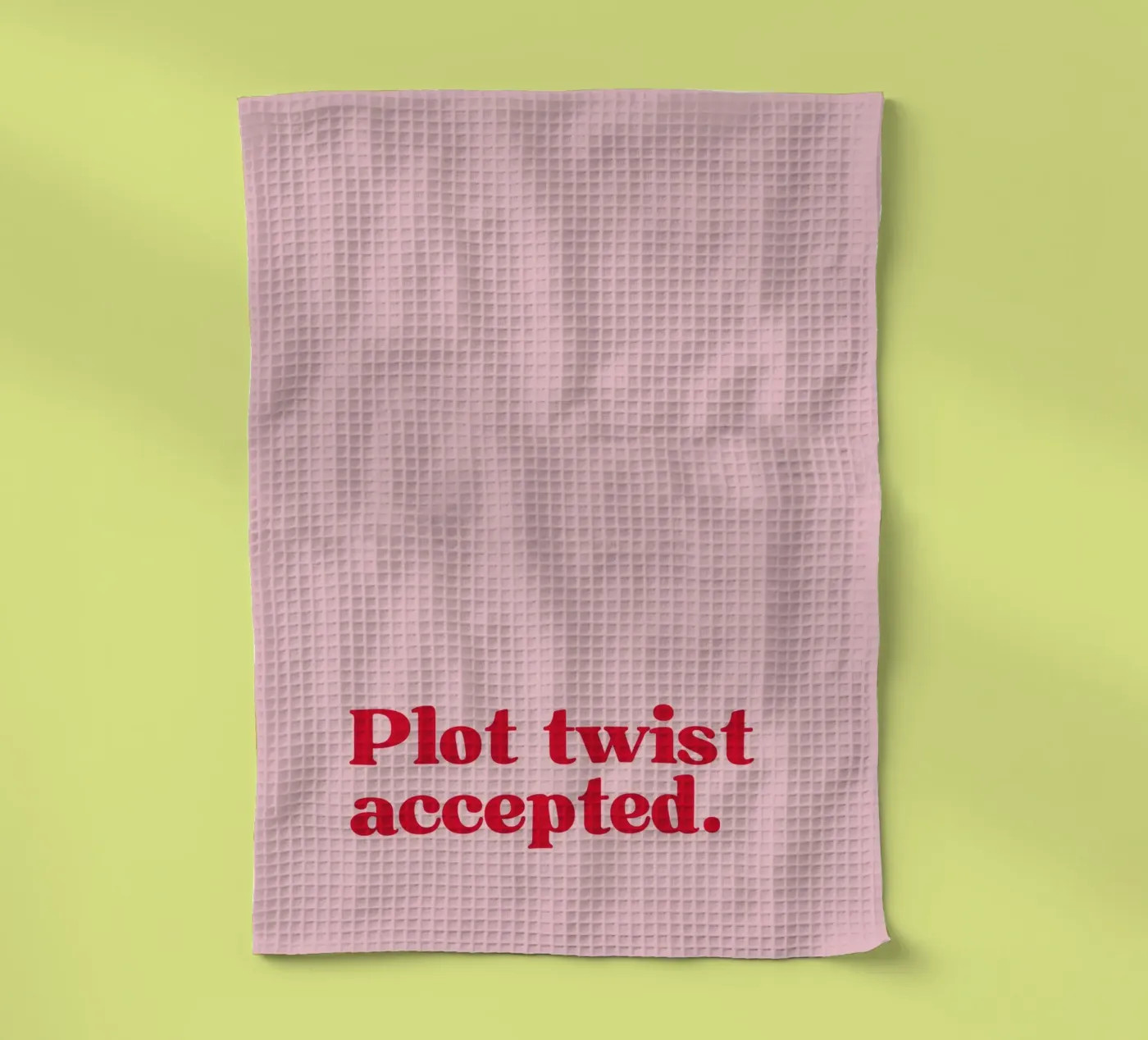 Plot twist accepted. Geschirrtuch von PurePeachStudio
