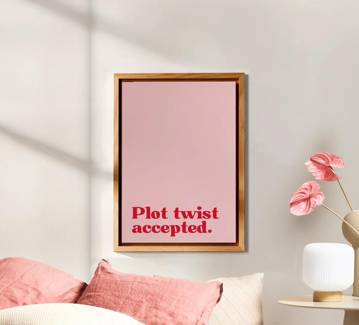 Plot twist accepted. forex-plaat van PurePeachStudio
