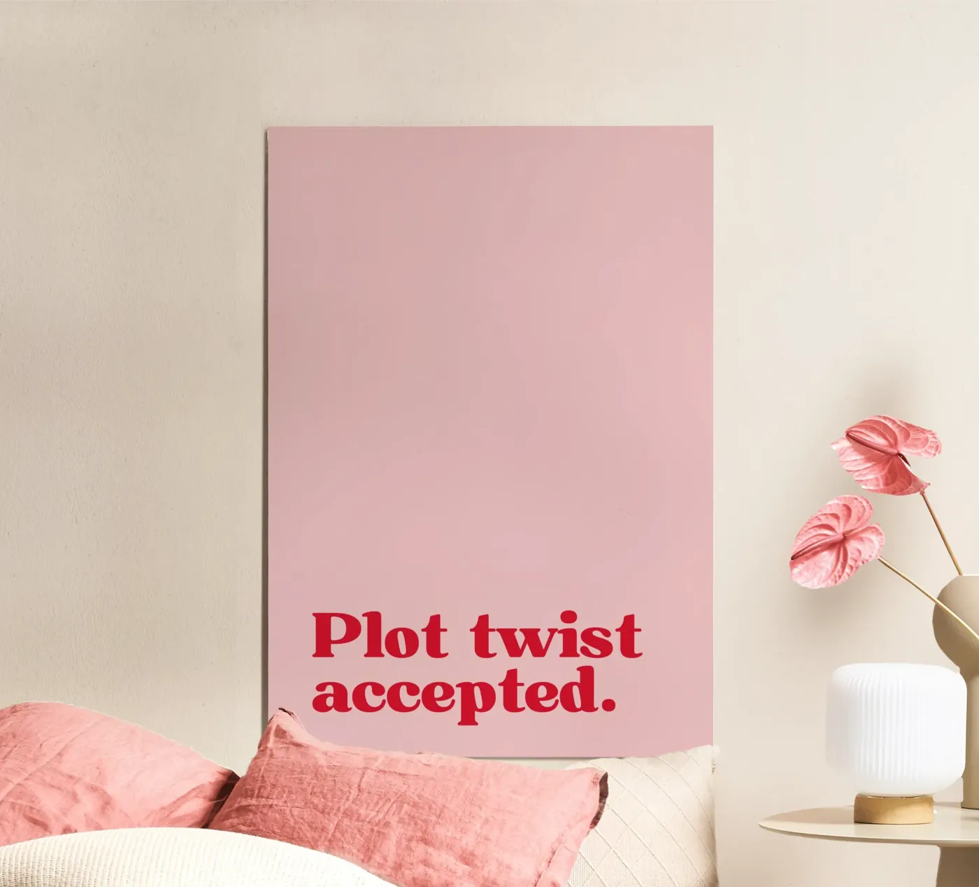 Plot twist accepted. forex-plaat van PurePeachStudio