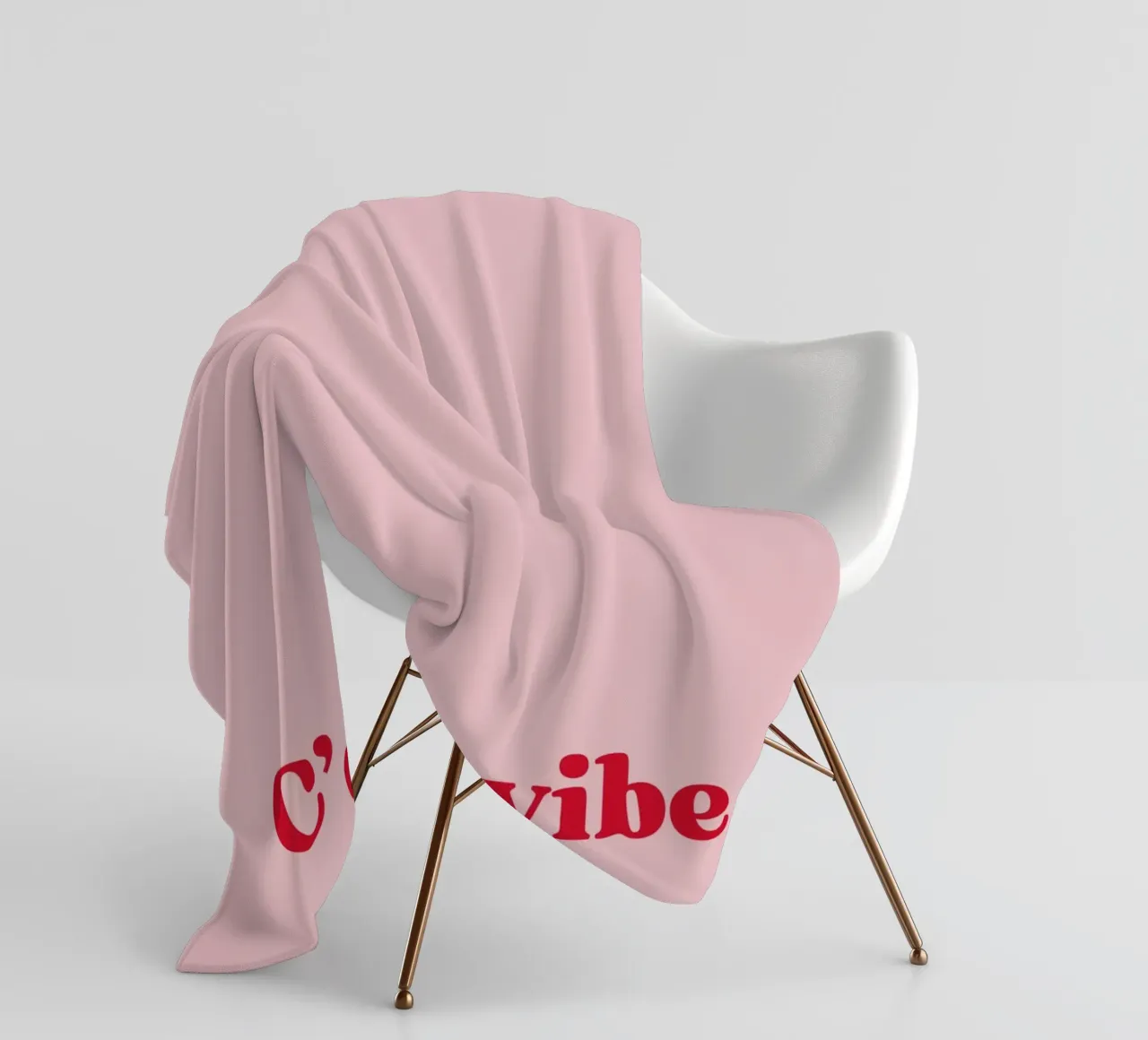 C'est la vibe. coperta in pile da PurePeachStudio