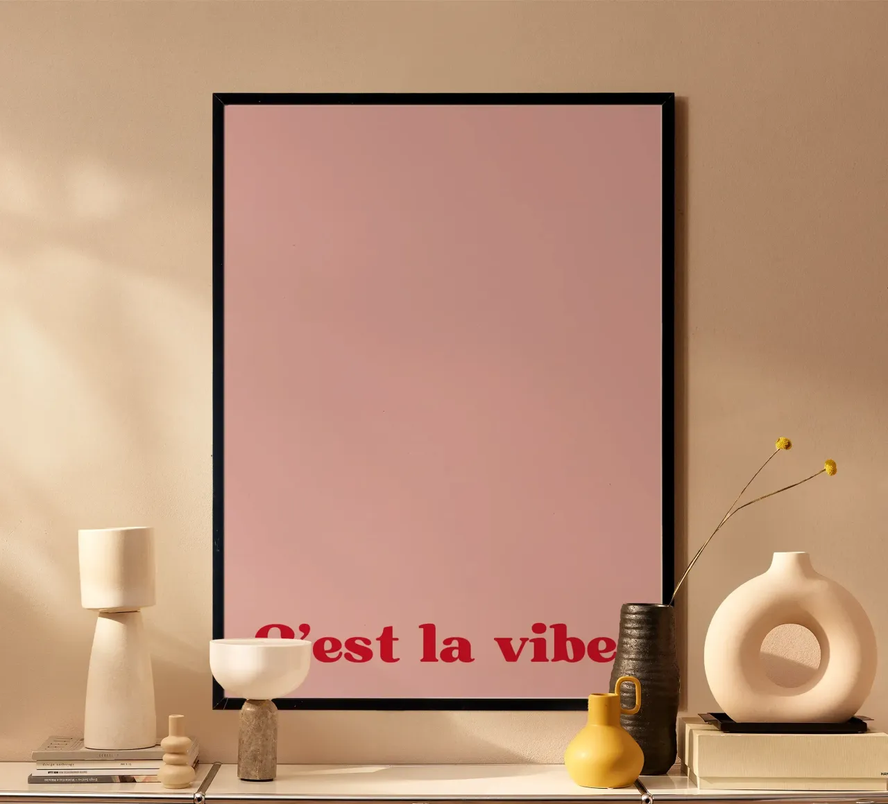 C'est la vibe. carta hahnemühle da PurePeachStudio