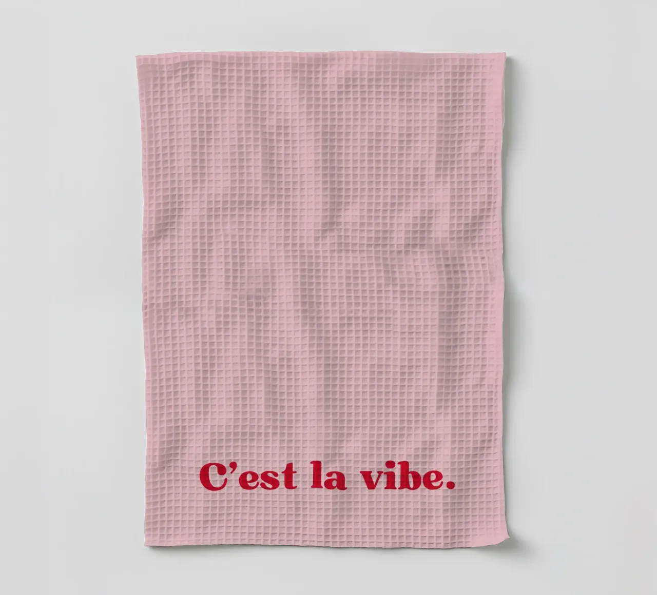 C'est la vibe. canovaccio da cucina da PurePeachStudio