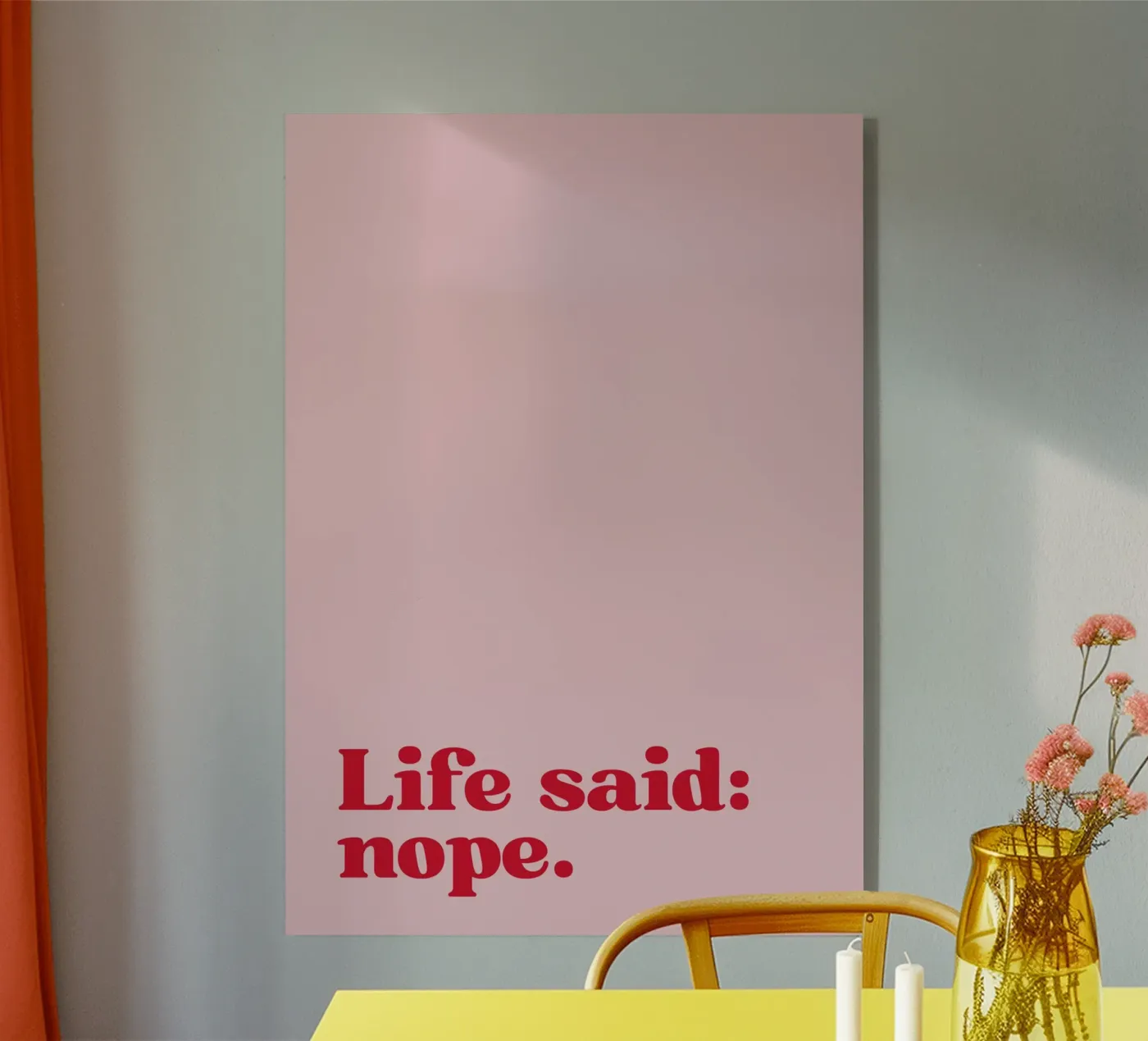 Life said: nope. plexiglass da PurePeachStudio