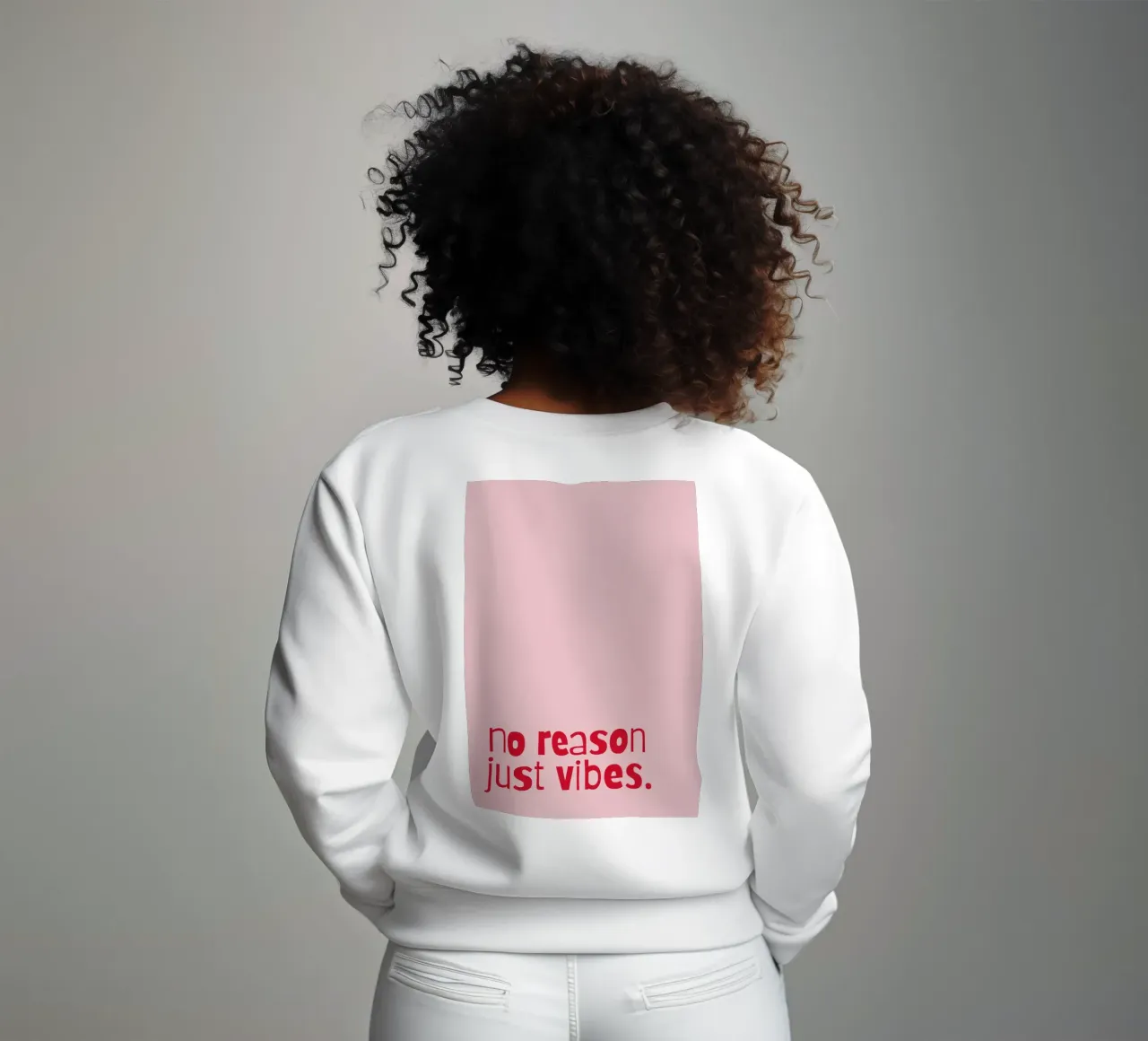 no reason just vibes. sudadera de PurePeachStudio