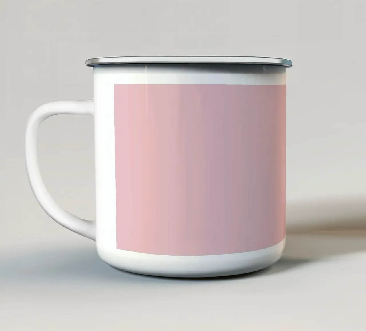 no reason just vibes. Emaille Tasse von PurePeachStudio