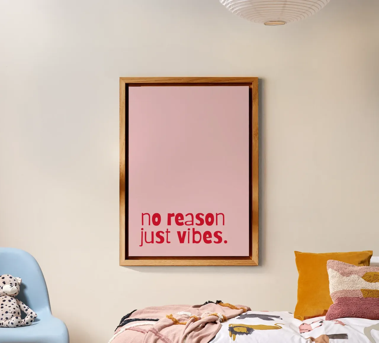 no reason just vibes. alluminio dibond da PurePeachStudio