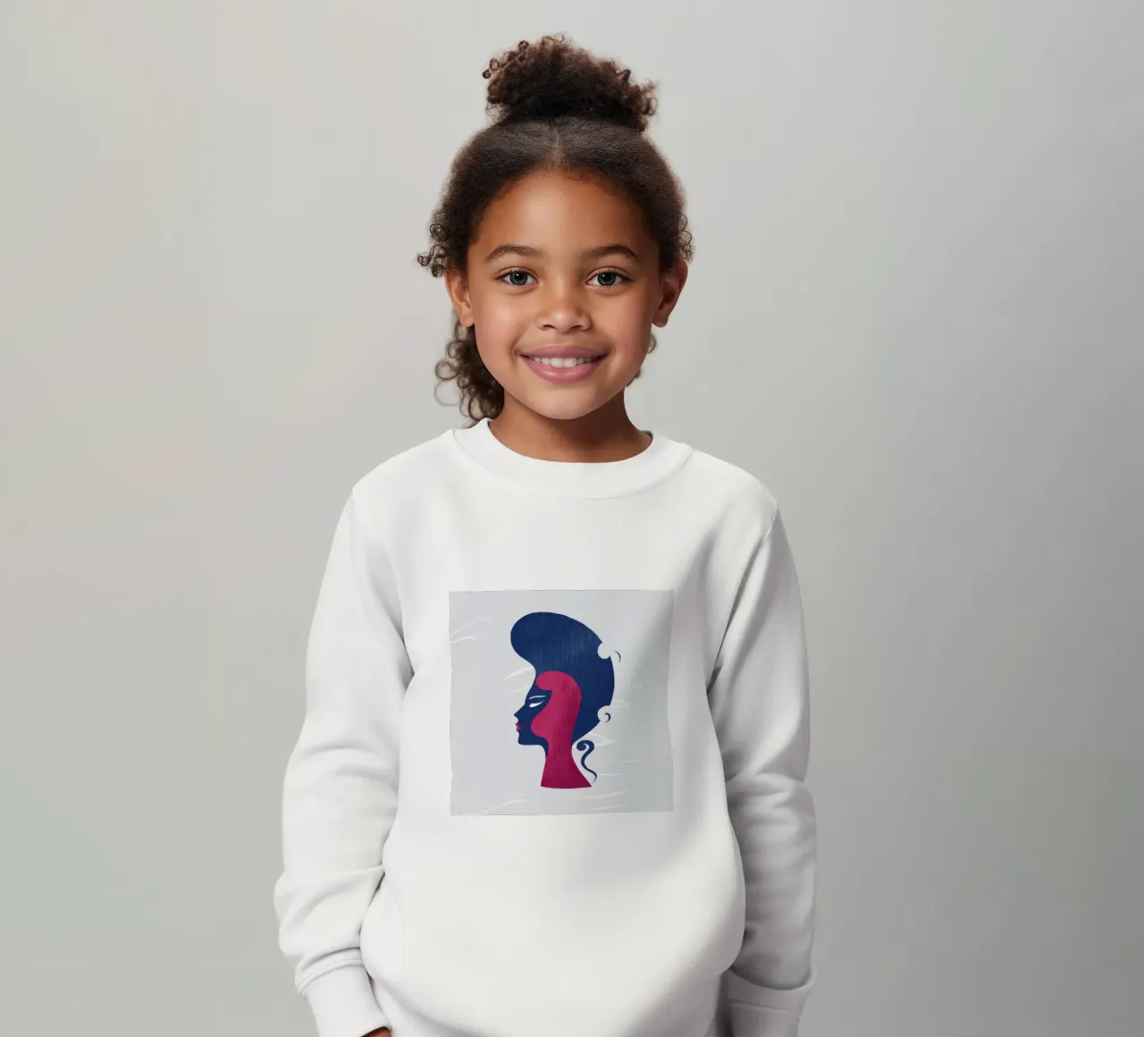 Profilo della Pop Art felpa bambino da Katarsis Mann