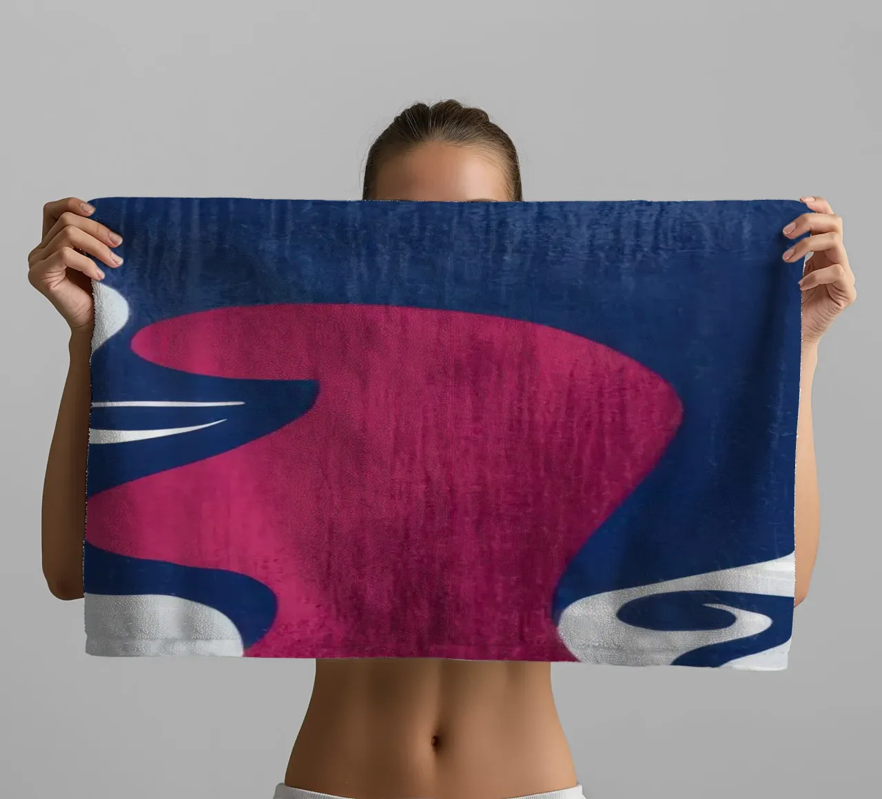 Profilo della Pop Art asciugamano da bagno da Katarsis Mann