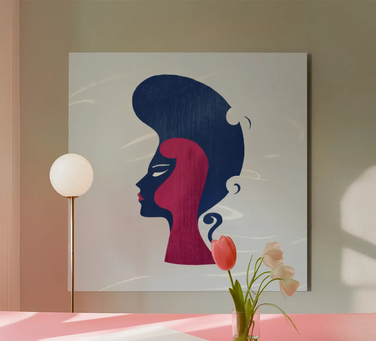Profilo della Pop Art alluminio dibond da Katarsis Mann