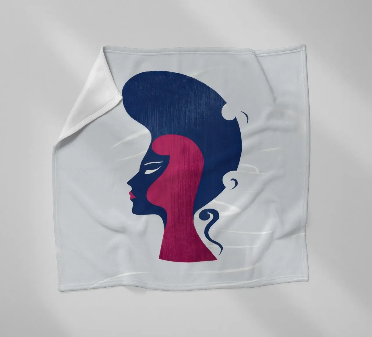 Profilo della Pop Art coperta in pile da Katarsis Mann