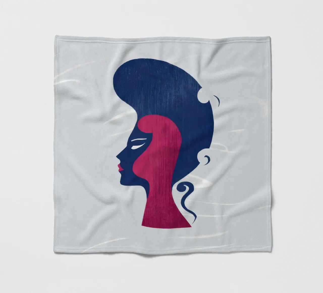 Profilo della Pop Art coperta in pile da Katarsis Mann