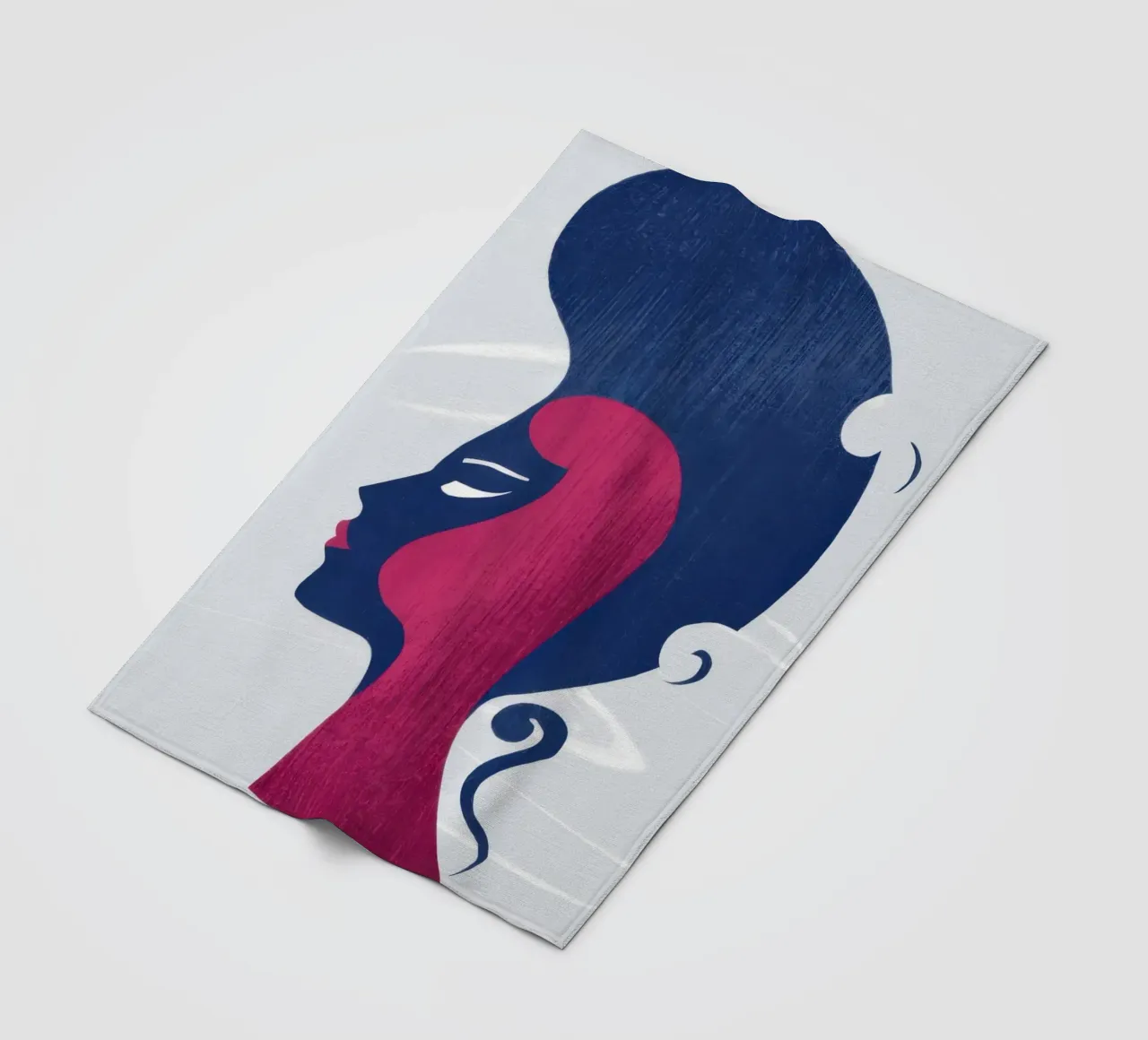 Profilo della Pop Art coperta in pile da Katarsis Mann