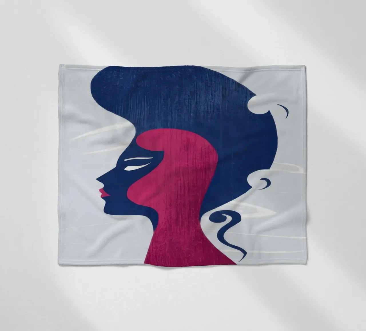 Profilo della Pop Art coperta in pile da Katarsis Mann