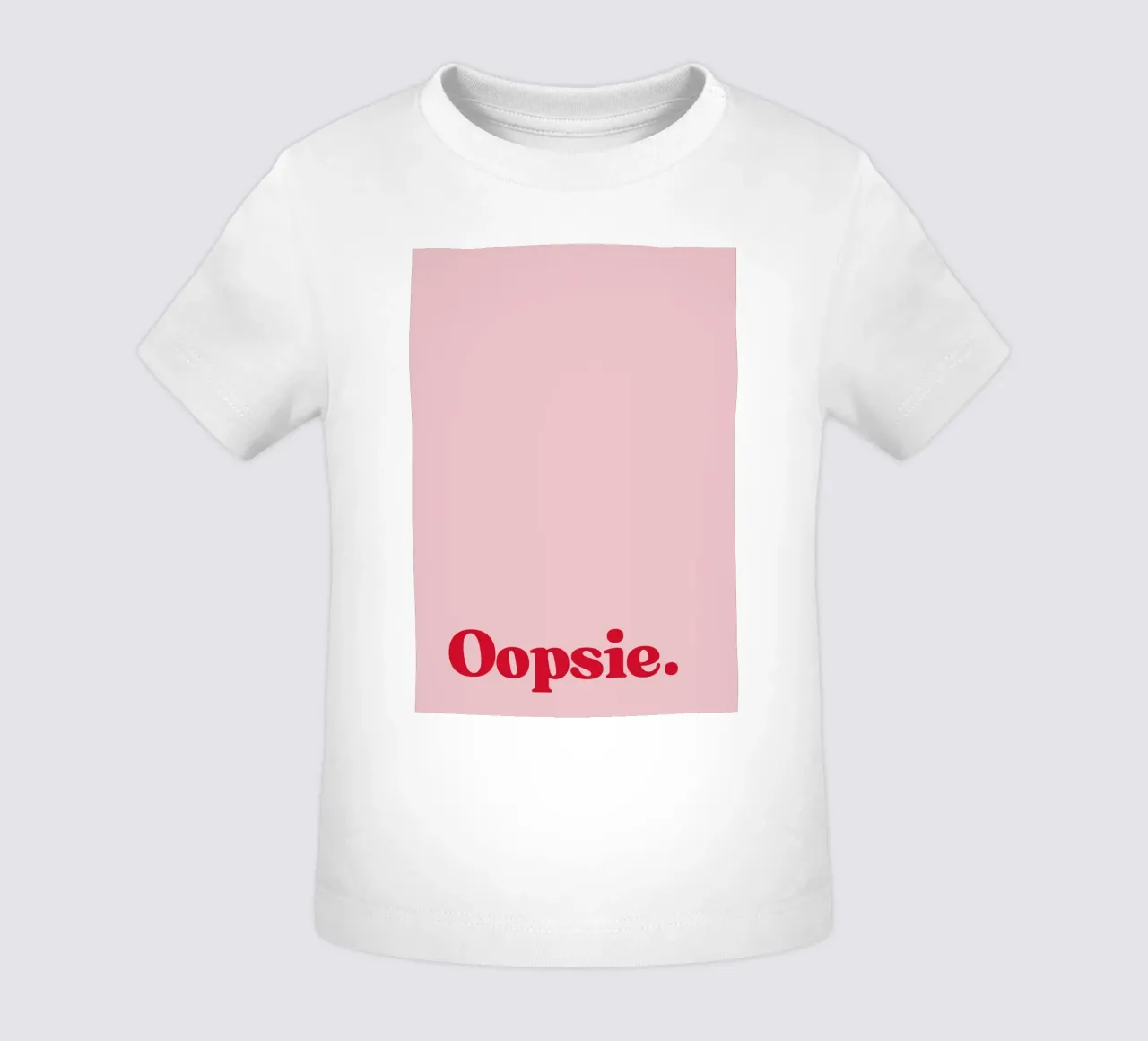 Oopsie maglietta neonato da PurePeachStudio