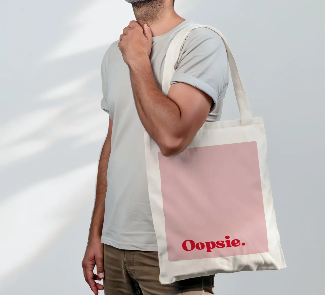 Oopsie borsa in juta da PurePeachStudio