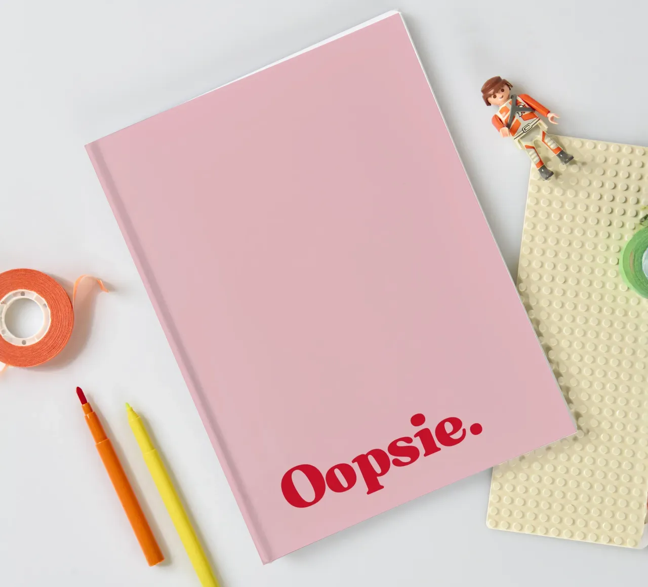 Oopsie notebook by PurePeachStudio